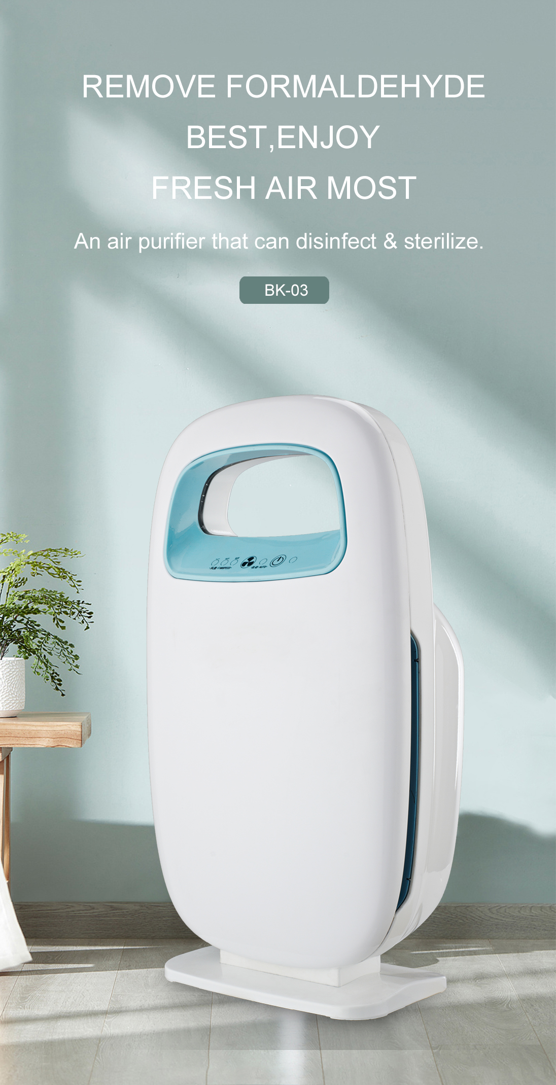 Найкраще видалити формальдегід, насолоджуйтесь свіжим повітрям BK-03